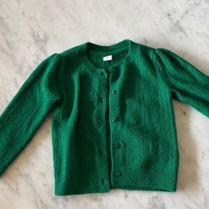 GAP Vibrant Green Kids Cardigan